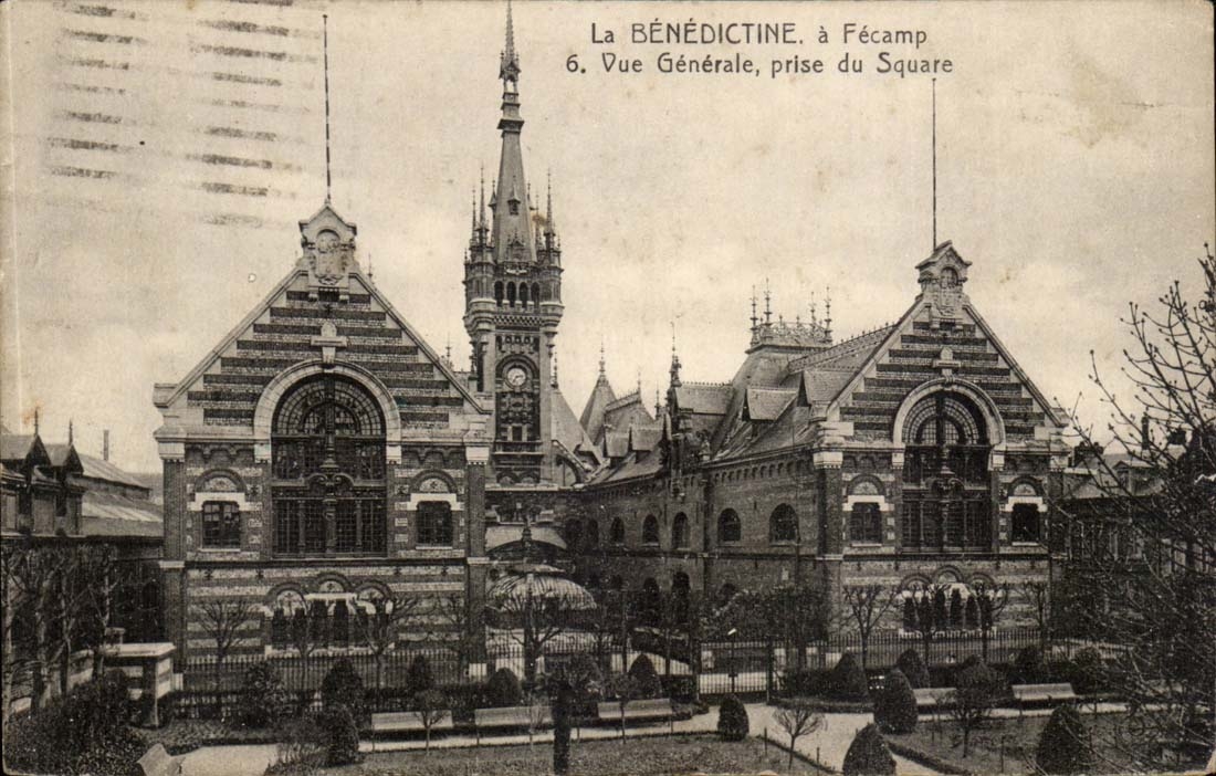 Fecamp - Benediktiner - Ansicht genommener allgemeiner Garten - CPA