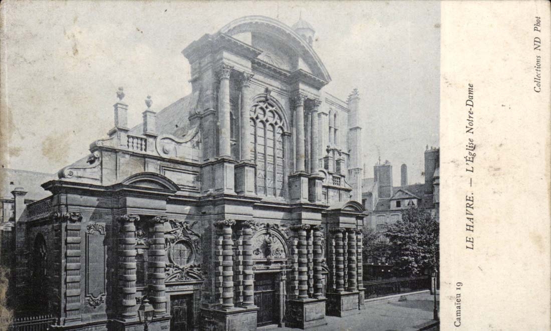 Le Havre - die Kirche Notre Dame CPA