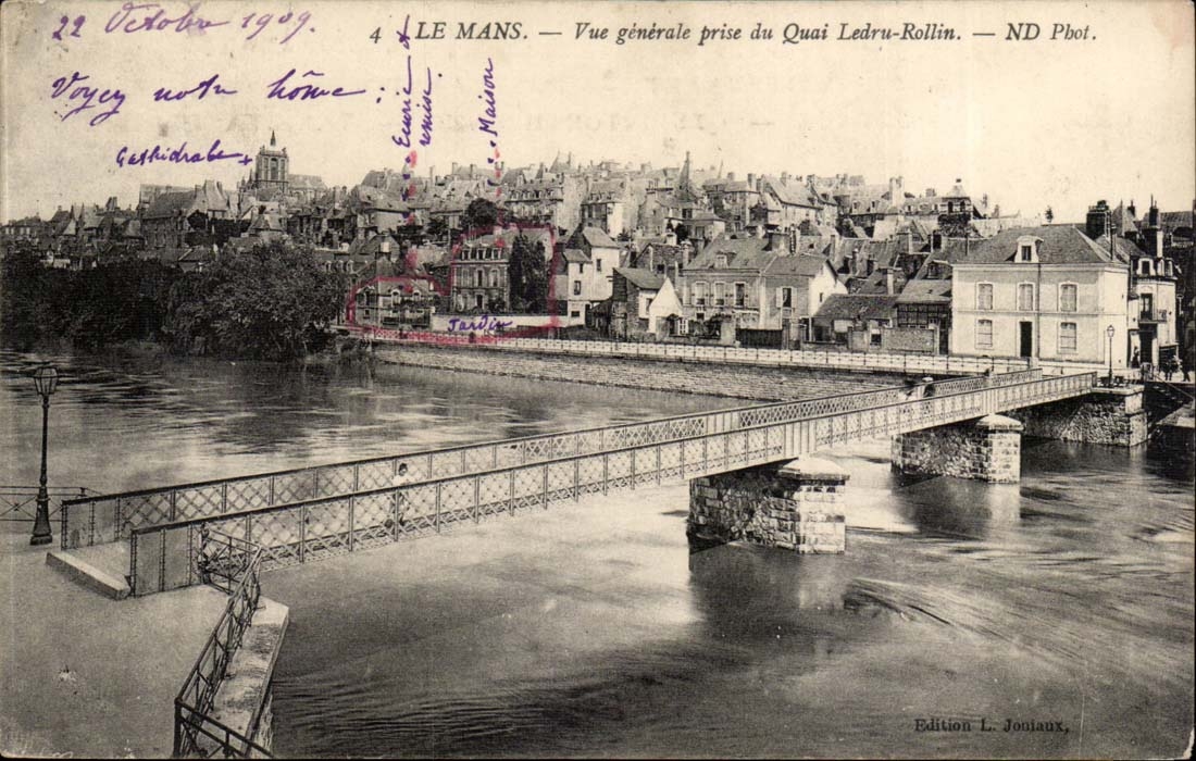 Mans - View taken Quay Ledru Rollin CPA
