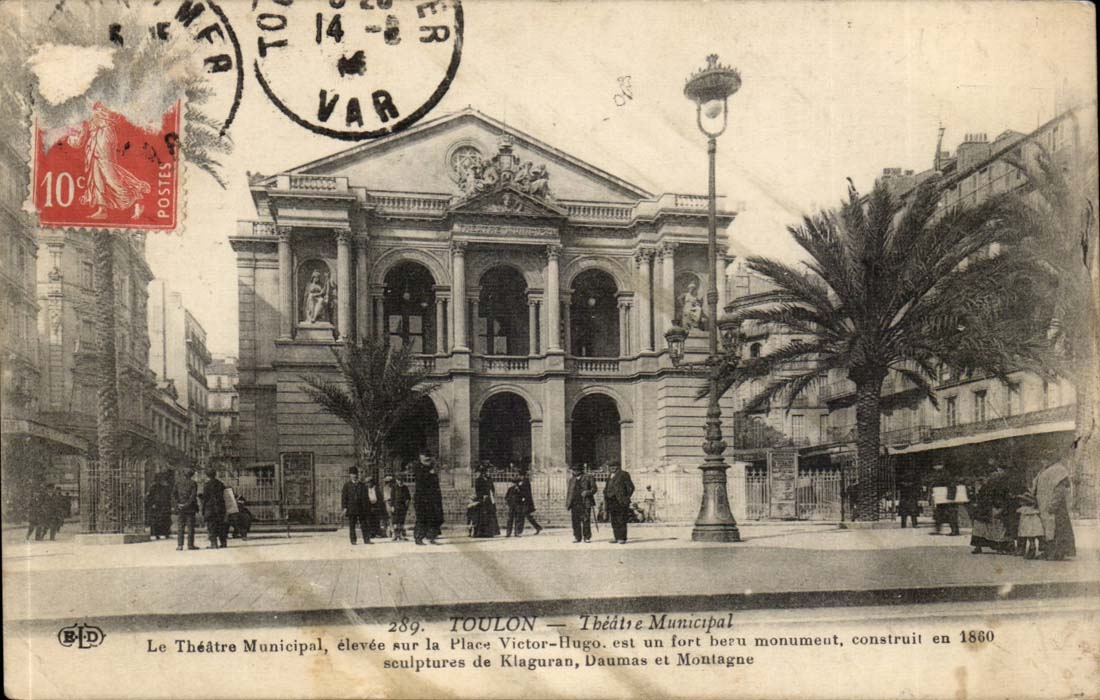 Toulon - Municipal Theater CPA