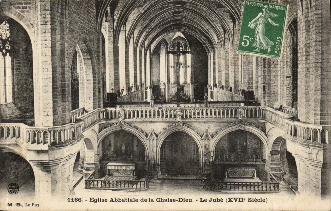 The Chair God CPA Abbey church of the Chair God the jube