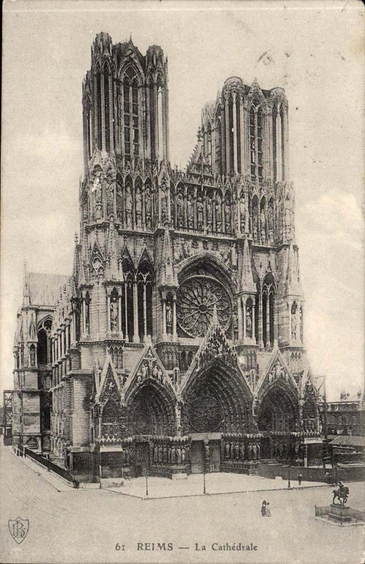 Reims CPA die Kathedrale