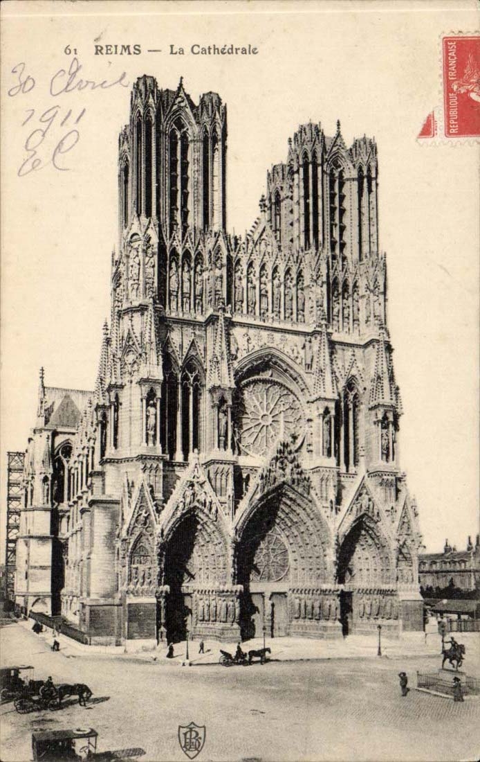 Reims CPA die Kathedrale