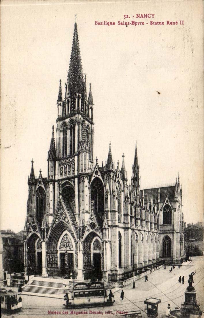 Nancy CPA Basilique Saint Epvre Statue Rene II