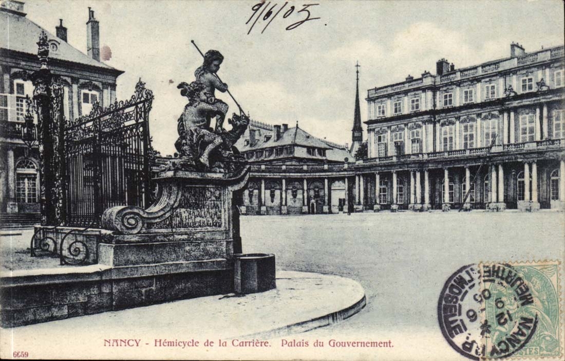 Nancy CPA Hemicycle de la Carriere Palais du gouvernement