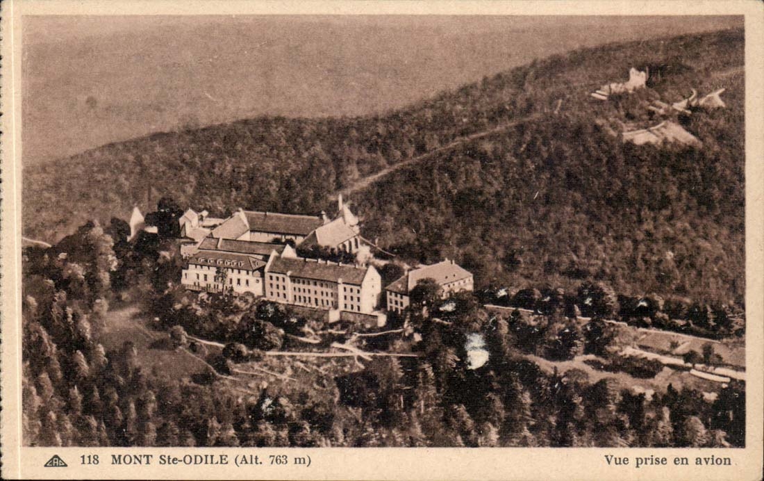 CPA Mont Saint Odile Seen from in the plane