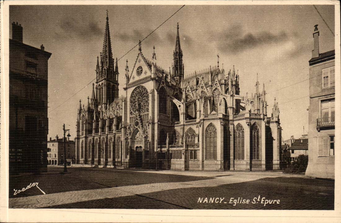 Nancy - Eglise St Epvre - CPA 