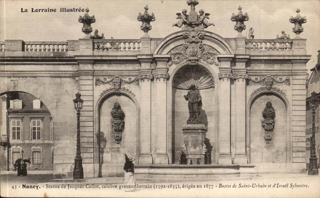Nancy - Statue de Jacques Callot CPA 