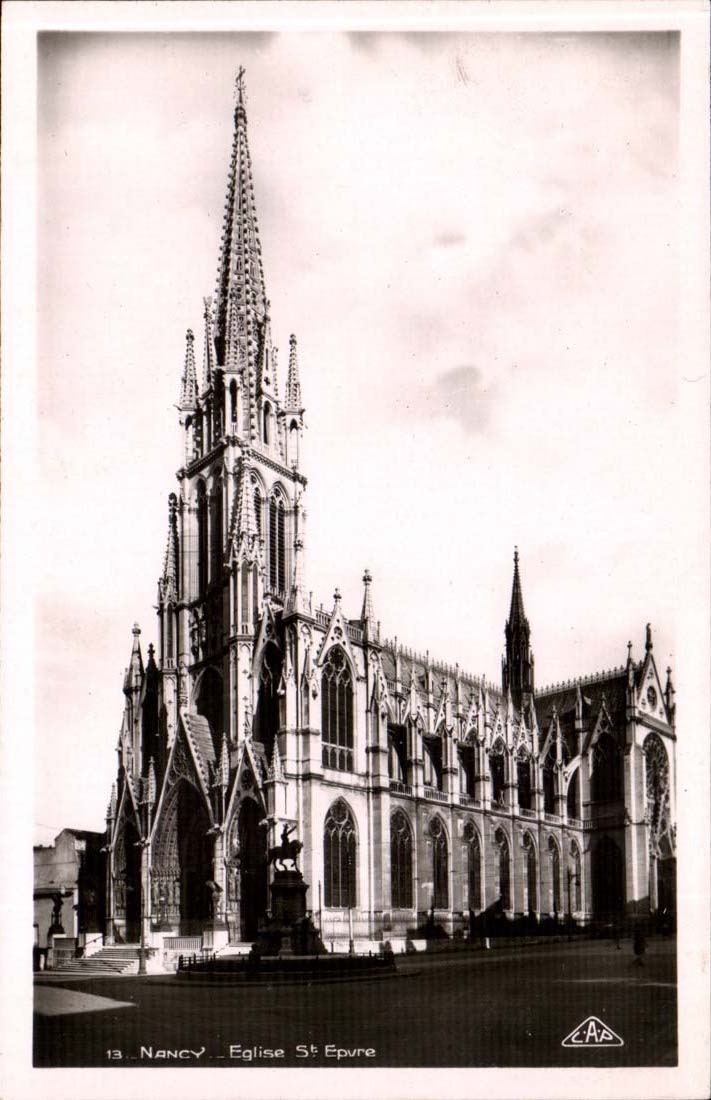 Nancy - Eglise St Epvre CPA 