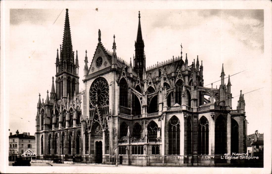 Nancy - Eglise St Epvre CPA 