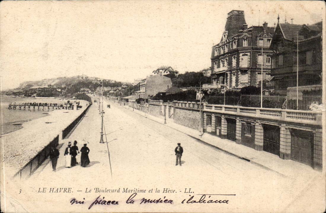 Le Havre - die Seeprachtstrasse und das Heve CPA