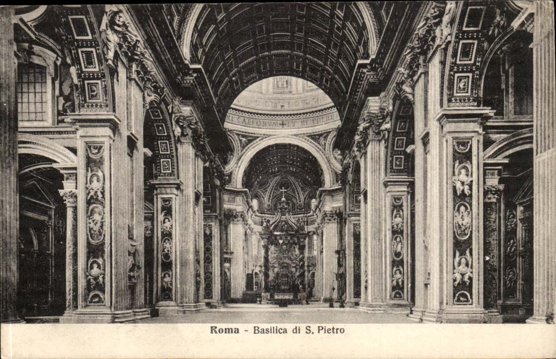 Italien Italien Rom CPA Basilica di S Pietro