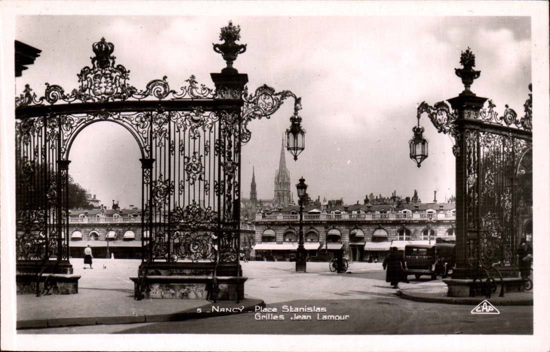 Nancy - Place Stanisas - Grilles Jean Lamour - CPA 