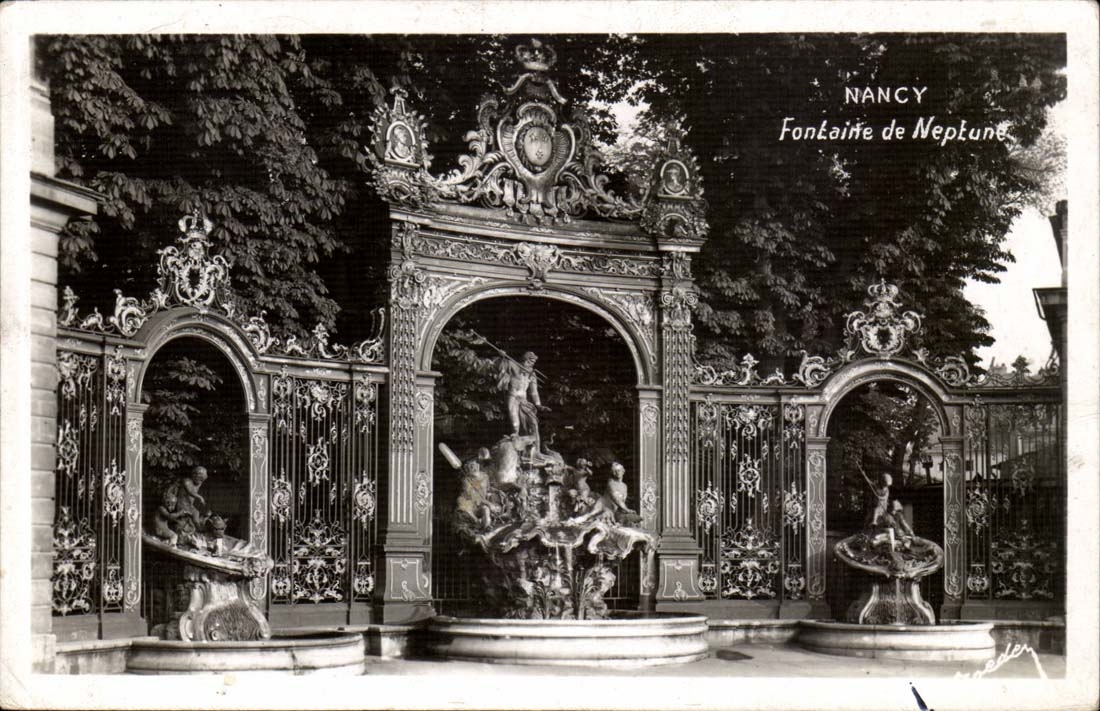 Nancy - Fontaine de Neptune - CPA 