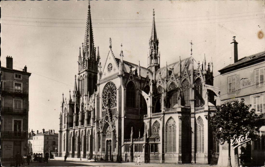 Nancy - Le Cheval de l'Eglise St Epvre - CPA