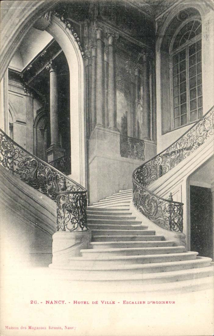 Nancy - Hotel de Ville Escalier D'Honneur - CPA 