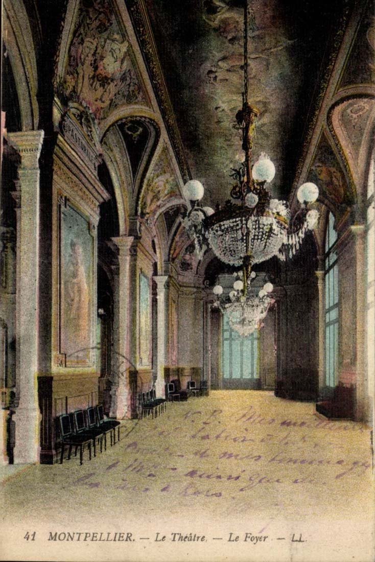 Montpellier - Le Theatre - Le Foyer - CPA