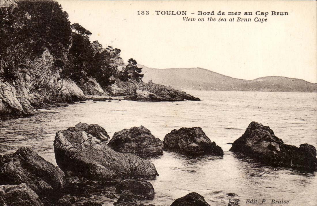 Toulon - Seaside in the Brown Cape - CPA