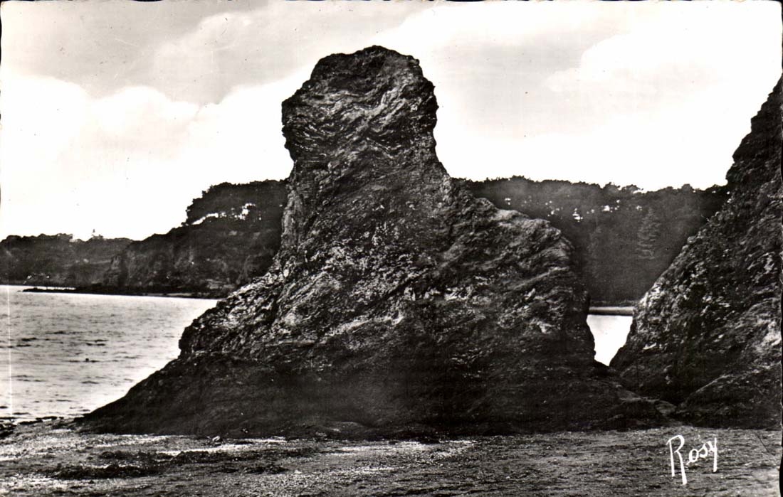 Saint Nazaire - auf dem Mass Bonne Handgriff hat - Felsen des Lowes CPA