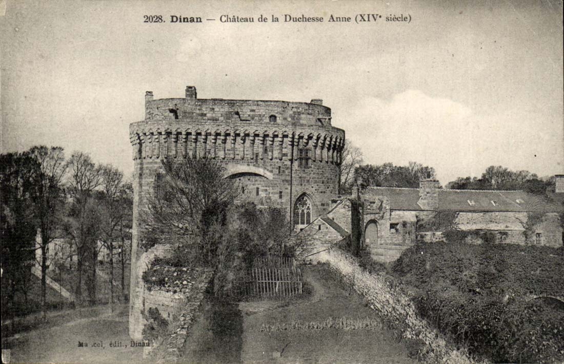 Dinan - Castle of the Duchess Ass XIV century CPA