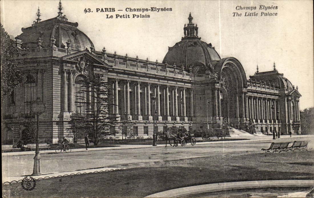 Paris CPA Champs Elysees the small palace
