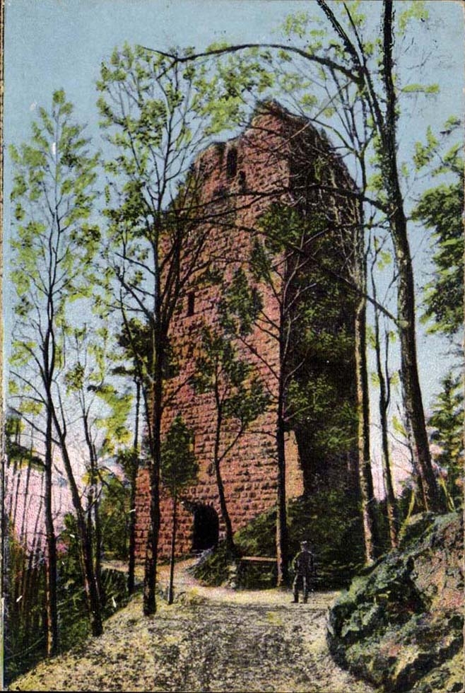 CPA Burg Nideck die Burg of Risenfrauleins (Vogesen)