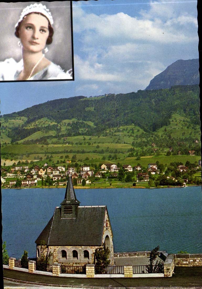 Suisse CPM Kussnacht Reine Astrid Reine des belges accident 29 aout 1935