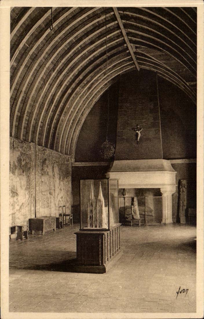 CPA Chateau de Langeais Interieur de la chapelle