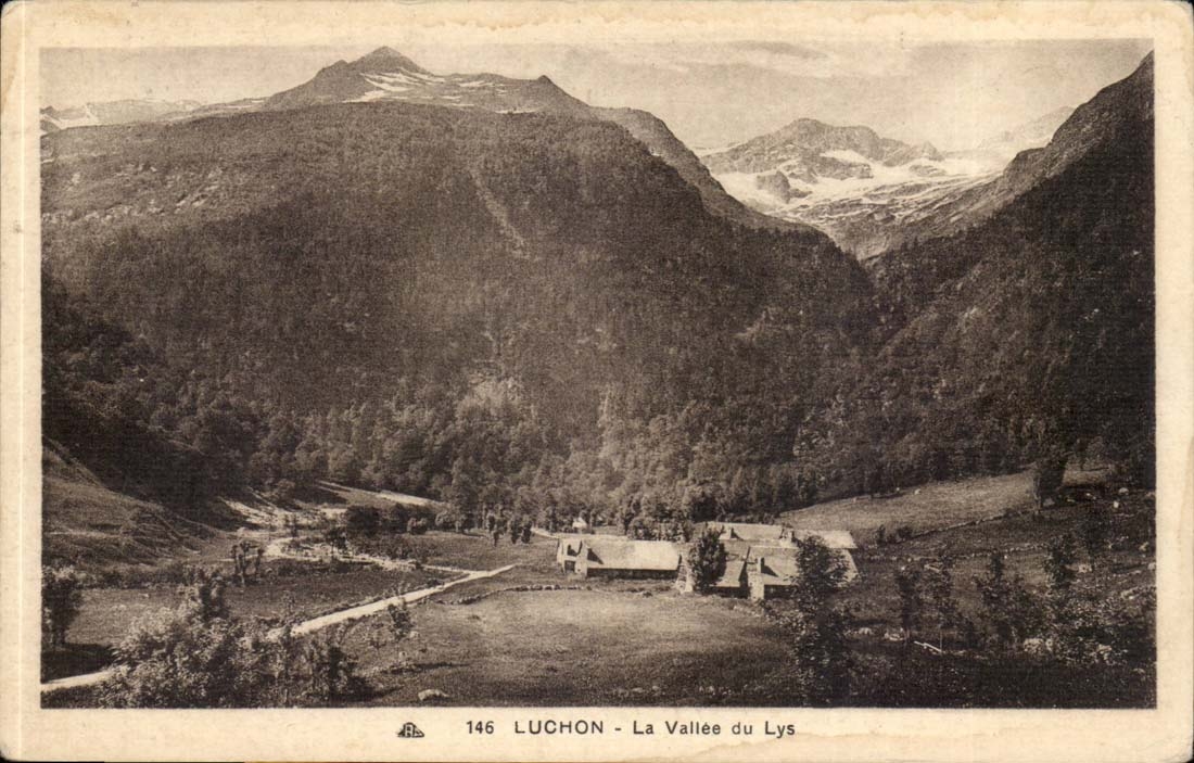 Luchon CPA the valley of the Lily