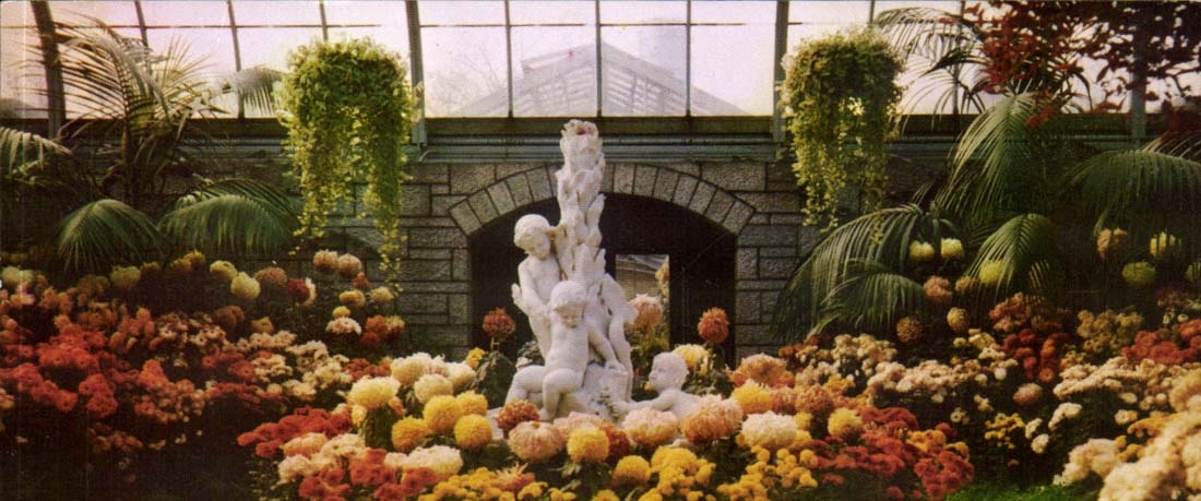 Canada MODERN CARD has off view from Entrance the Niagara park Commission Greenhouse the Niagara Falls