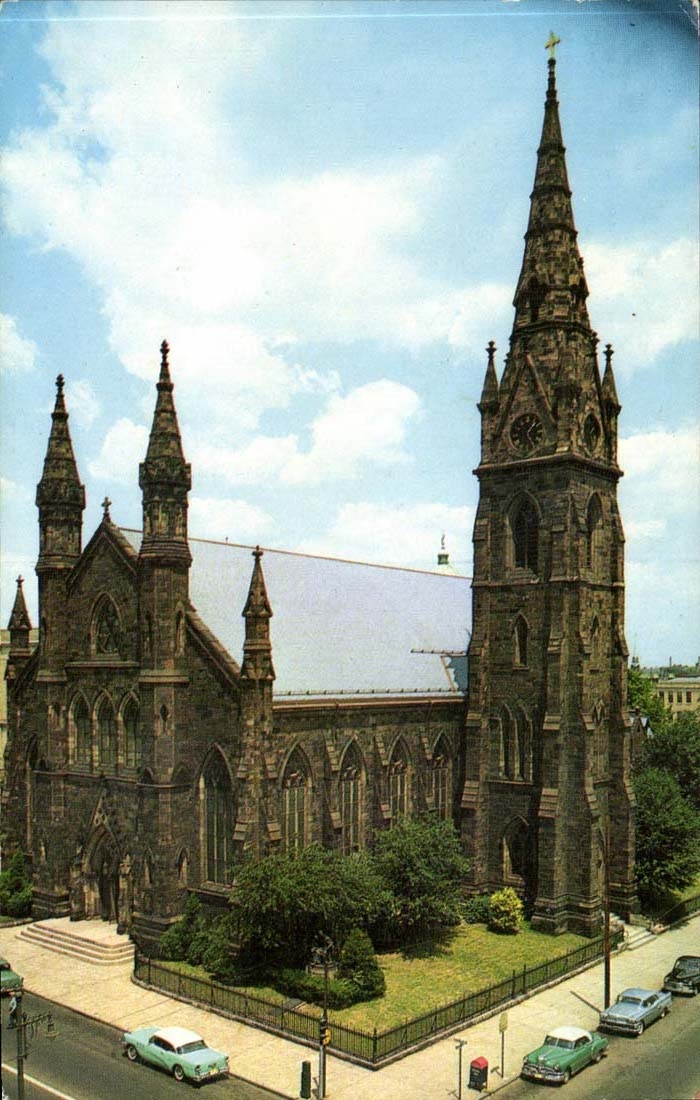 The United States MODERN CARD Cathedral off St John the baptists Paterson New Jersey