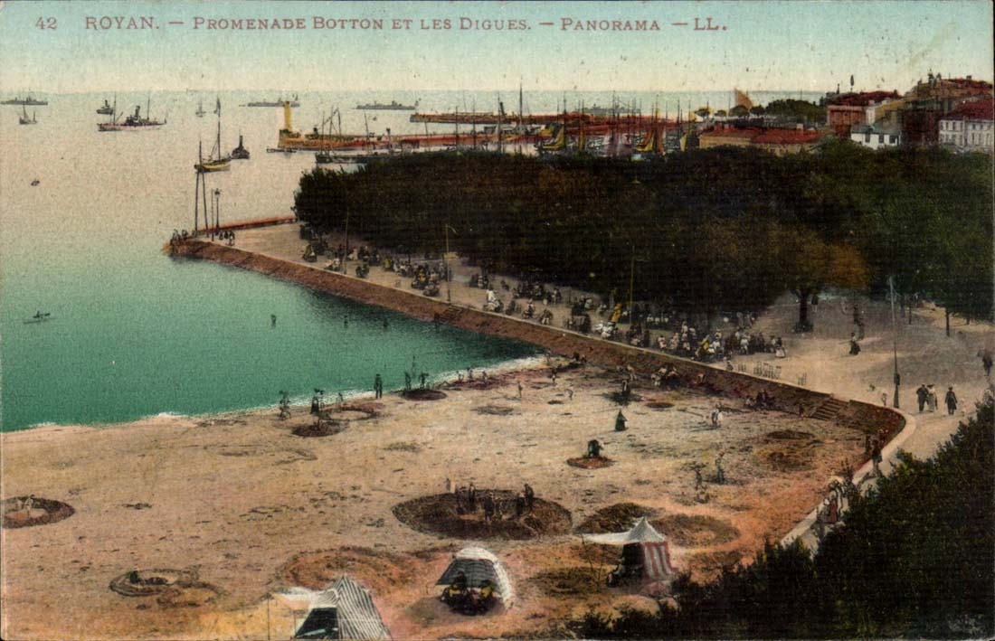 Royan CPA Weg Botton und das Dunen Panorama