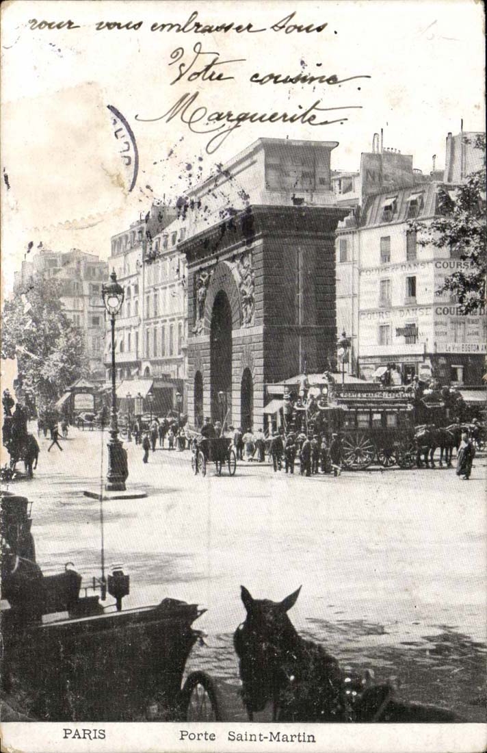 Gatter Saint Martin (Barouche) Paris-CPA