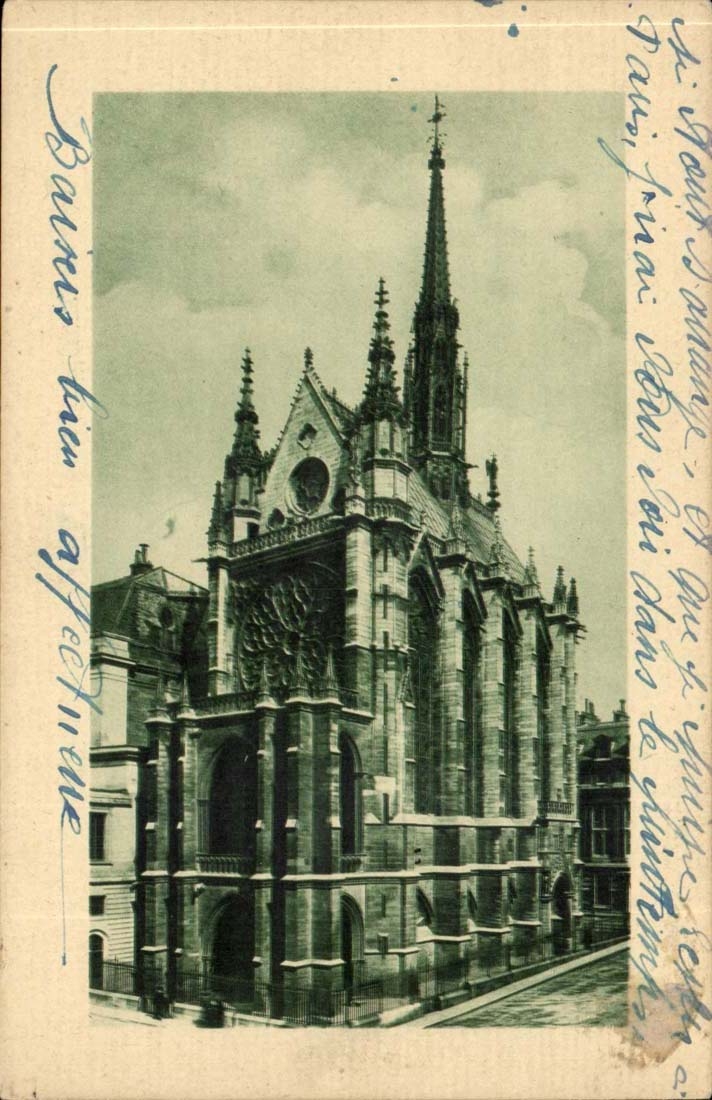Paris CPA La sainte chapelle