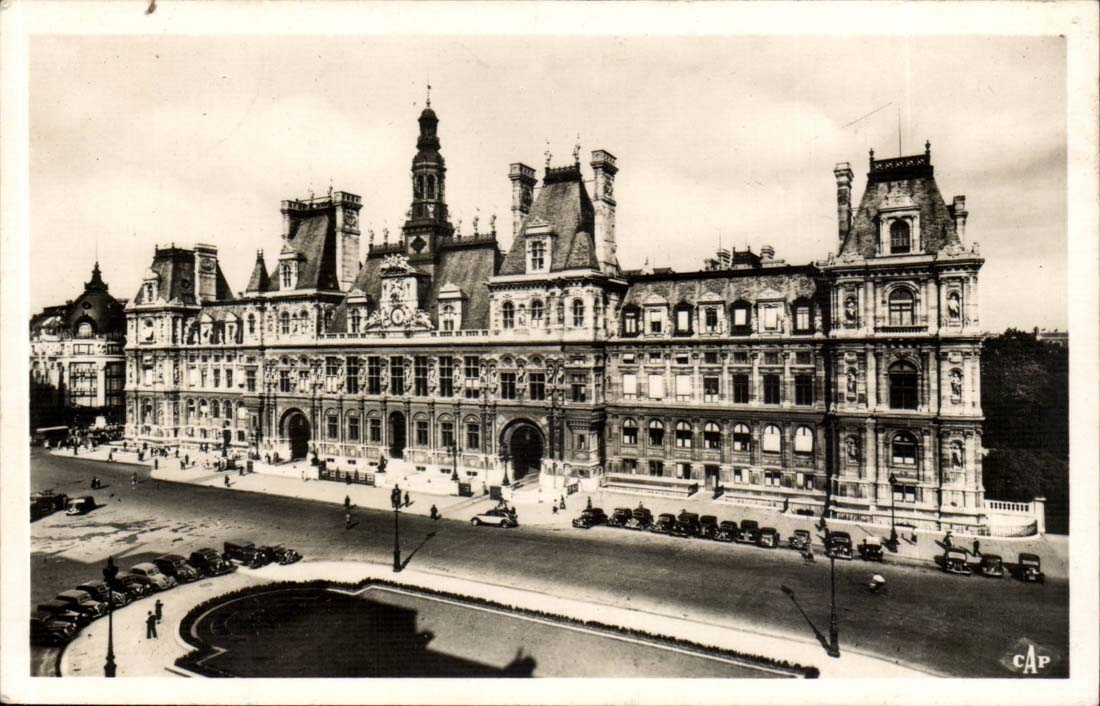 Paris CPA Hotel de ville