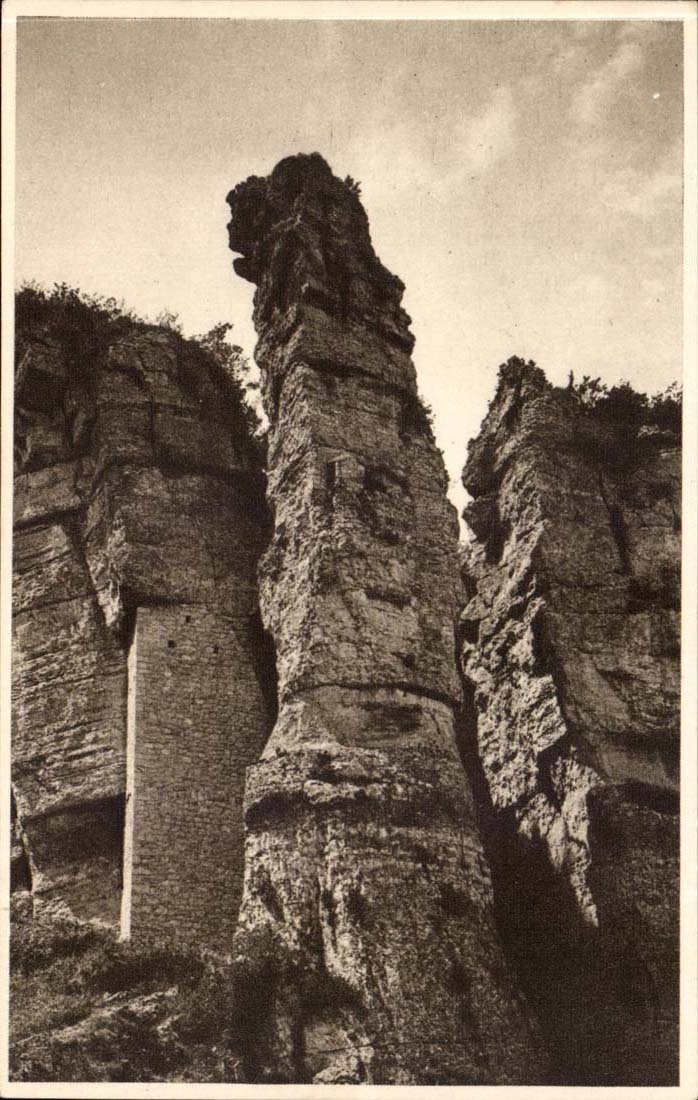 Roquefort CPA Falls of Combalou