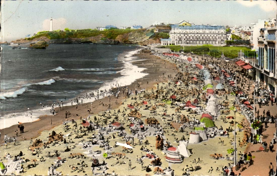Biarritz CPA La grande plage