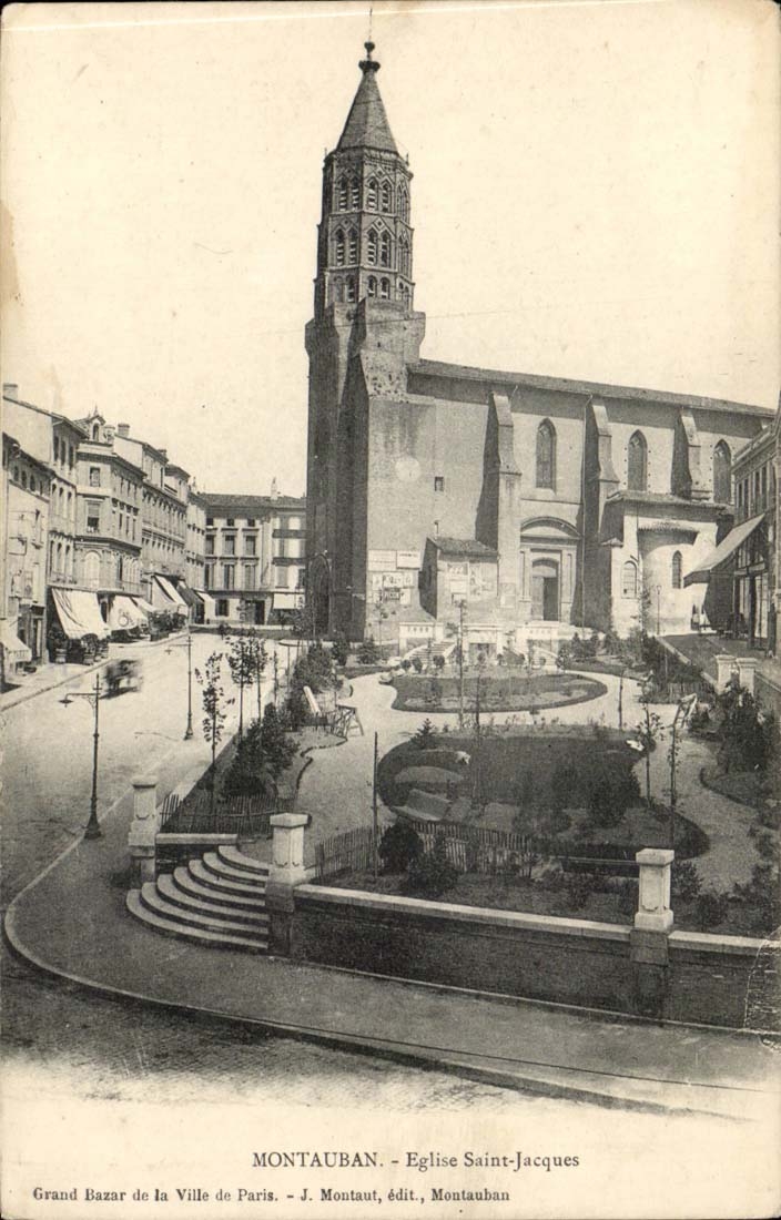 Montauban CPA Church Saint Jacques