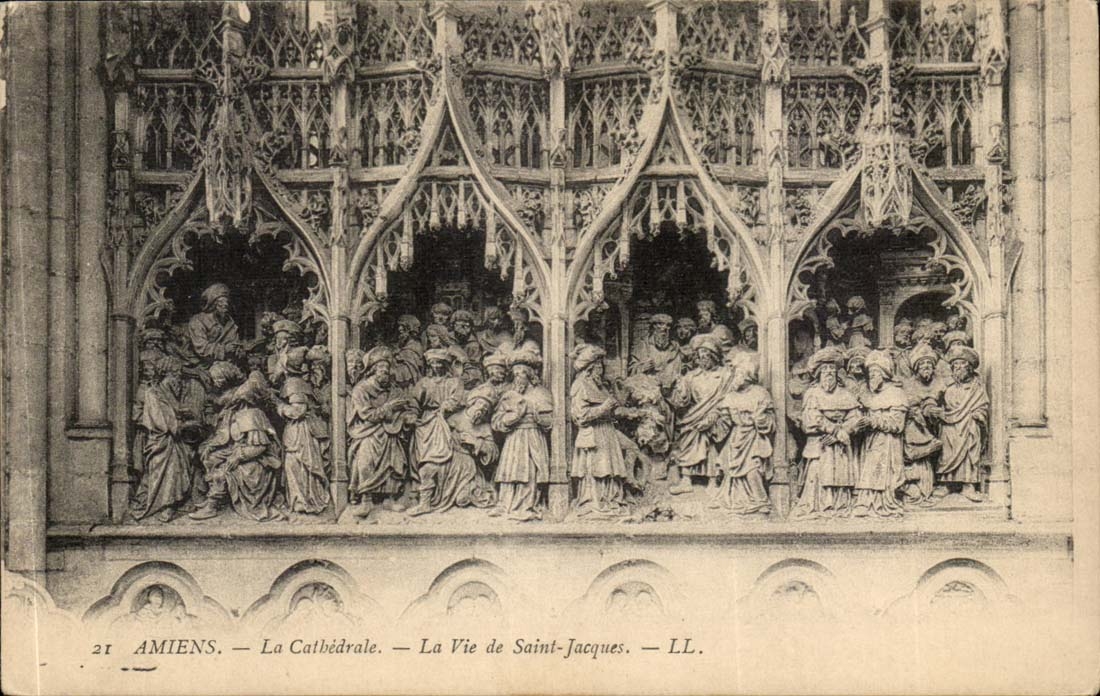 Amiens CPA the cathedral life of Saint Jacques