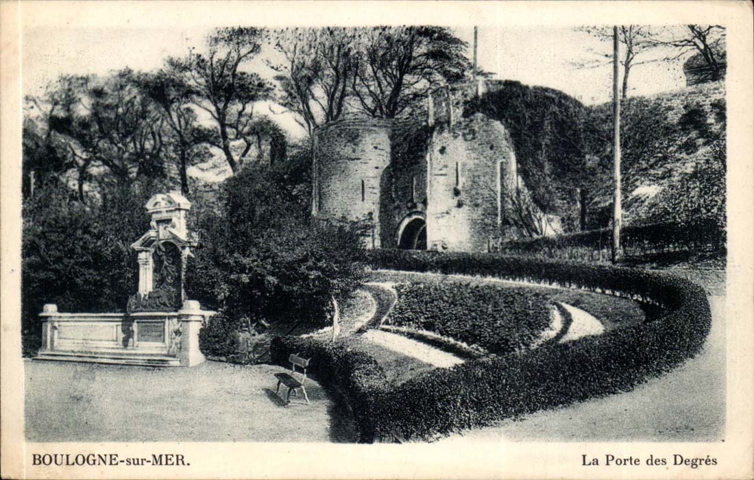 Boulogne auf Meer CPA die Tur der Grad
