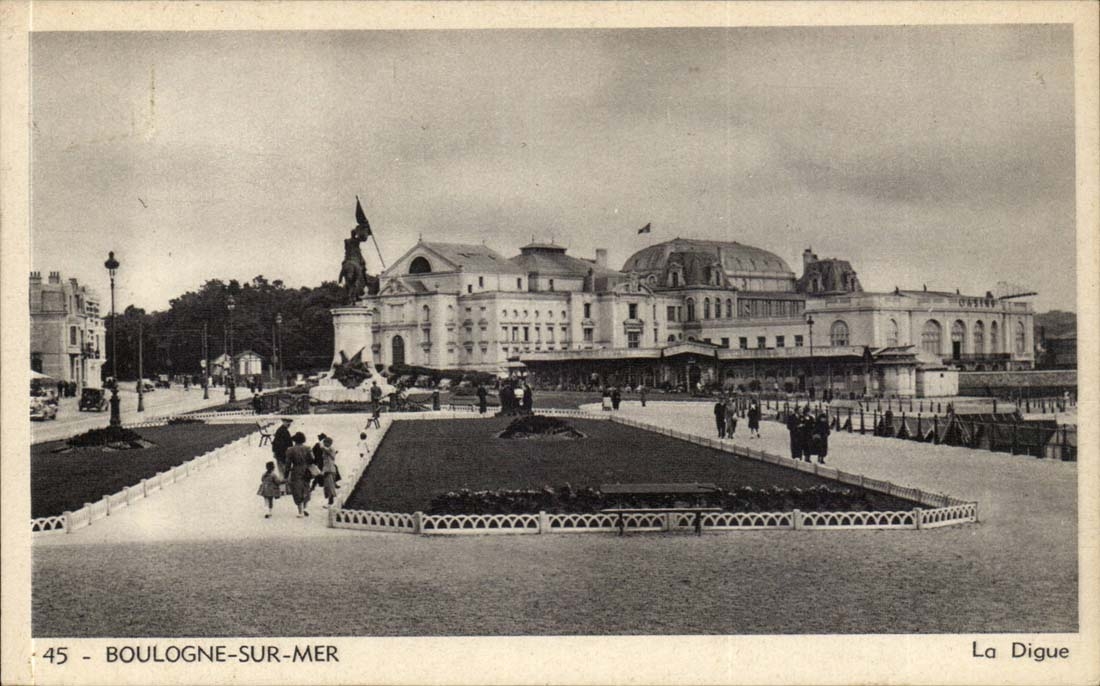 Boulogne auf Meer CPA die Verdammung