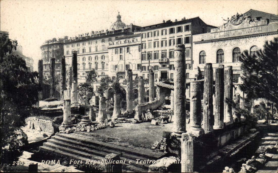 Italien Italien Rom CPA Fort repubblicani E teatro