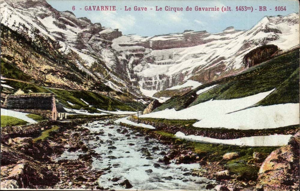 Gavarnie CPA Gave the circus of Gavarnie