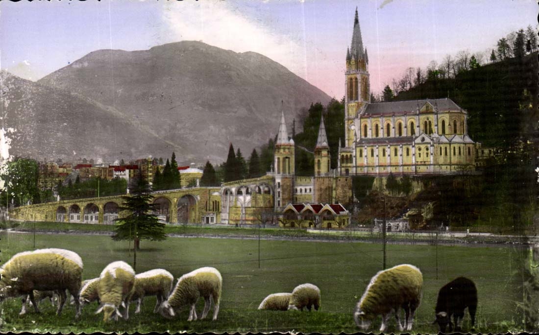 Lourdes CPA the basilica and the Peak of Jer