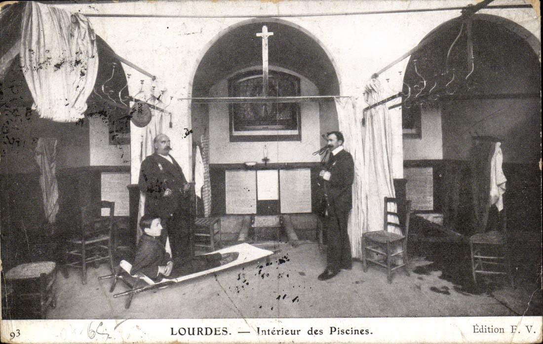 Lourdes Interior CPA of the swimming pools