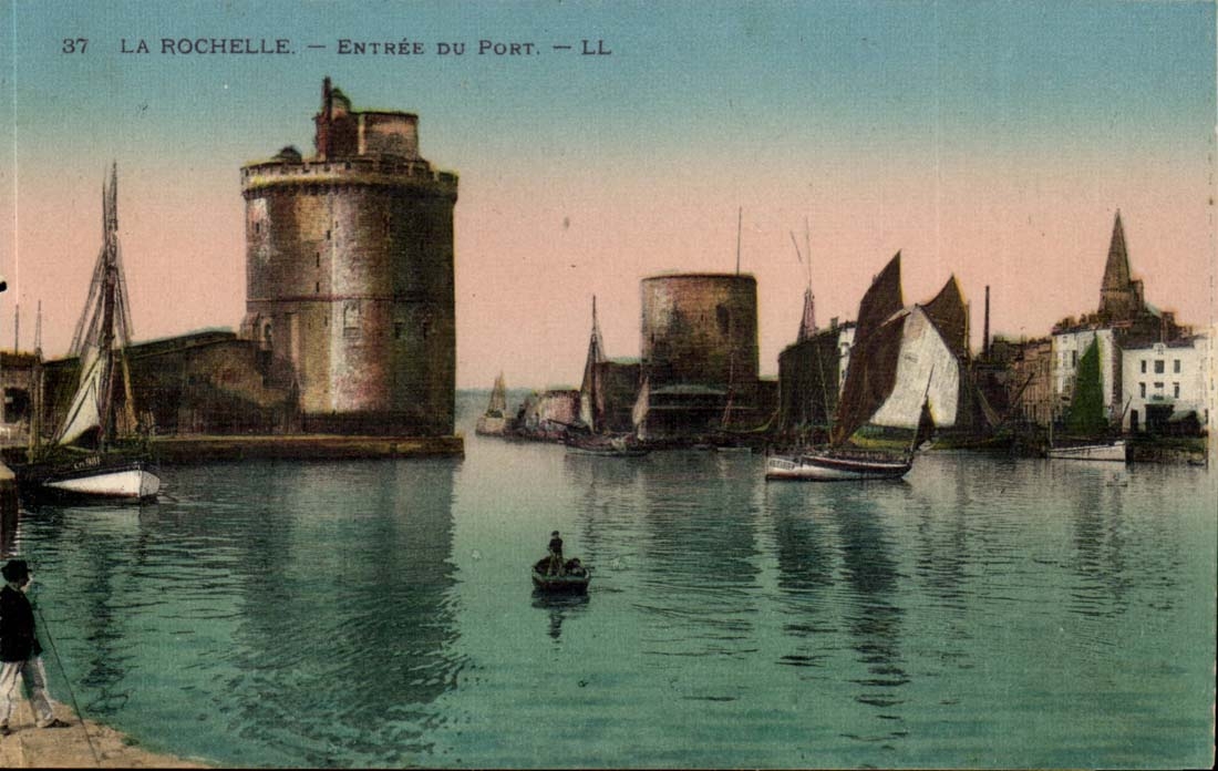 Eingang La Rochelle-CPA des Hafens