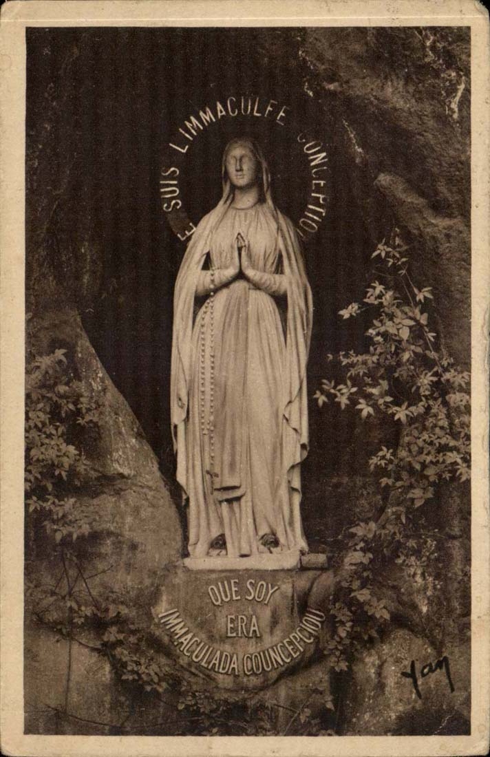 Lourdes CPA the virgin of the miraculous cave