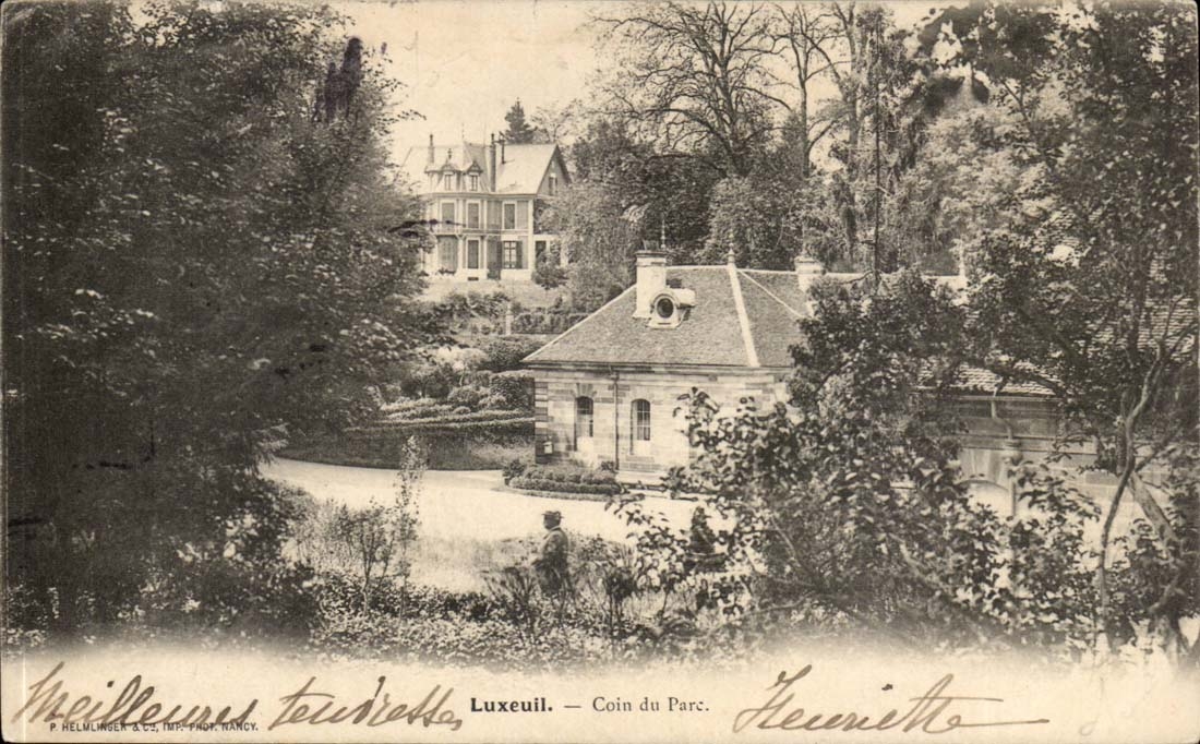 Luxeuil CPA Corner of the park