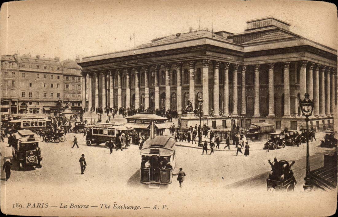 Paris CPA La Bourse 