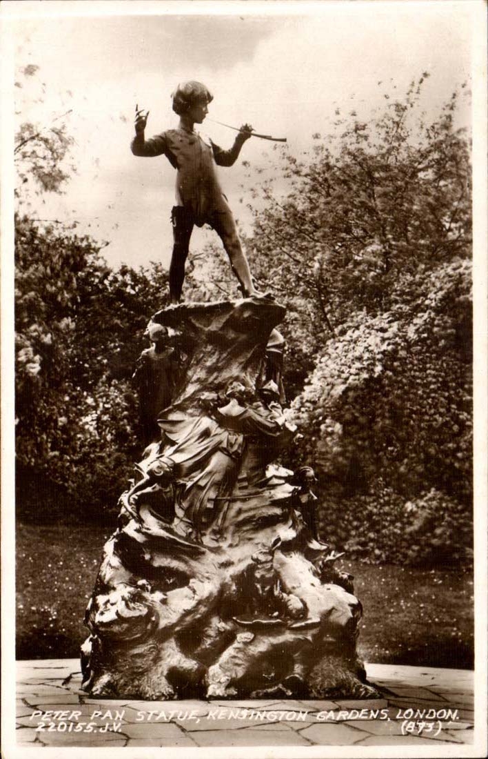 Great BRitain London London CPA Peter Side Statue Kensington Gardens